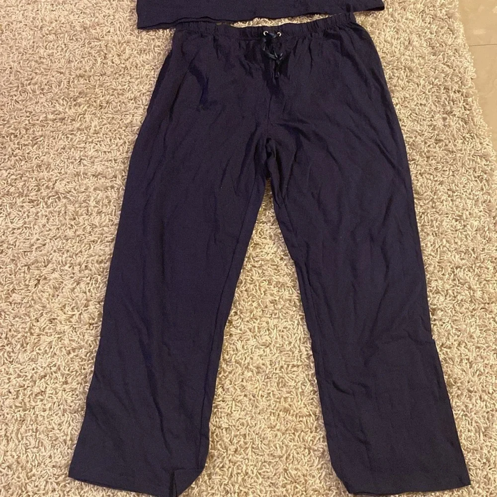 Temperley London Blue Pajama Set Soft Comfortable Sleepwear size L new